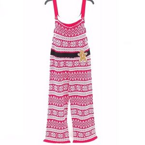 Charming Charlie Knit Holiday Overalls